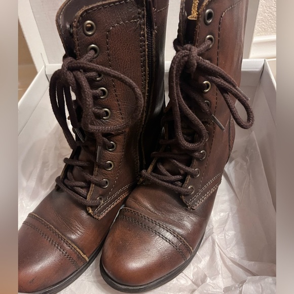 TROOPA BROWN LEATHER BOOT - Picture 5 of 5